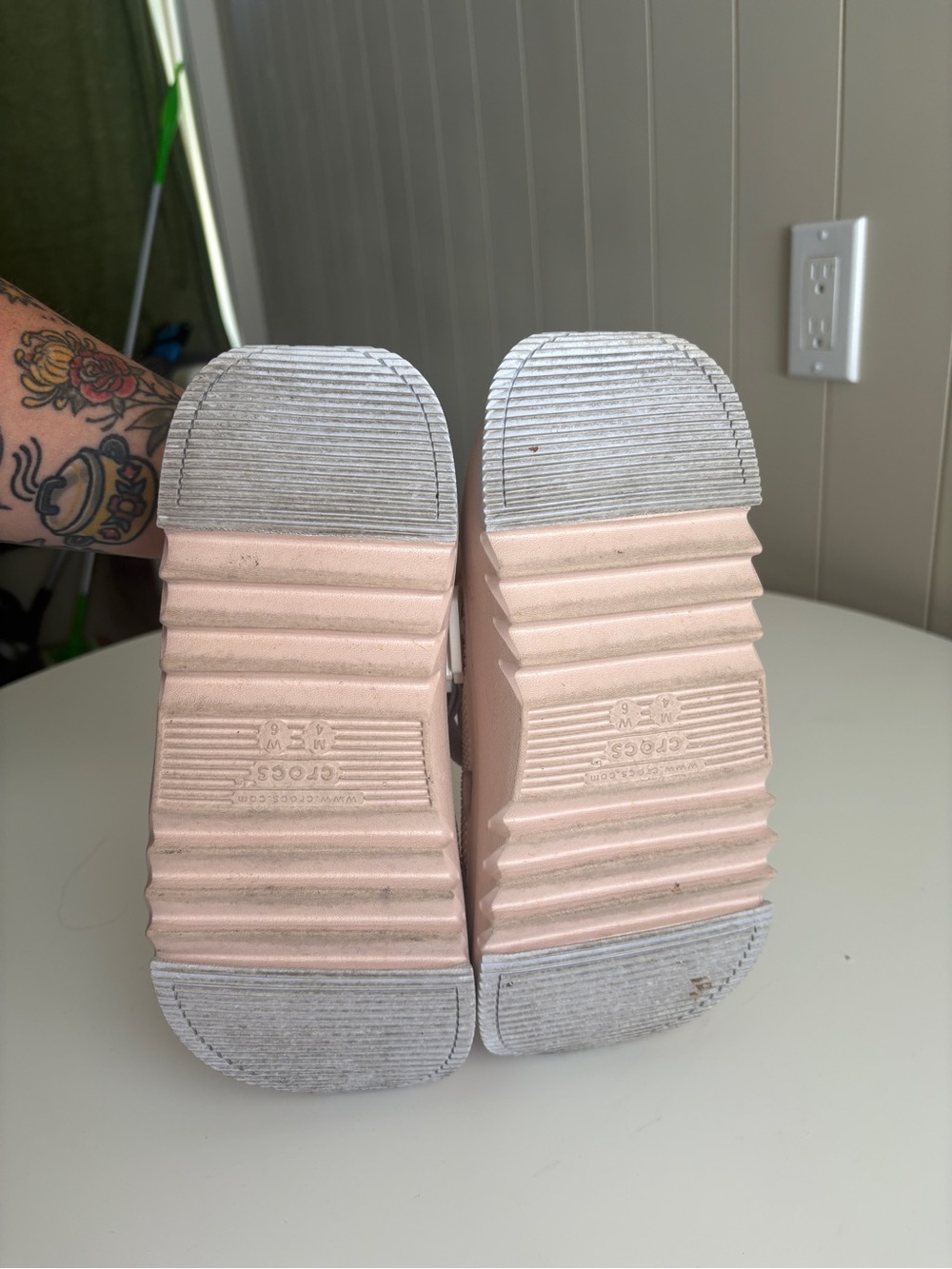 Classic Hiker Xscape Lightweight Pink Clog Sandals with Adjustable Strap - Picture 4 of 5